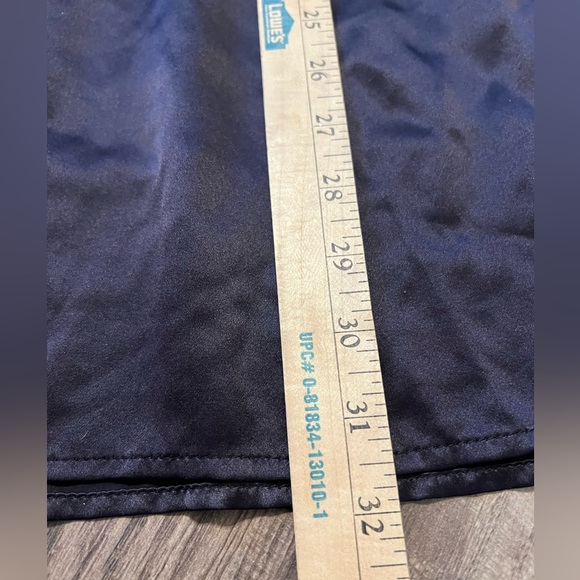 Anthropologie Lavka Los Angeles 100% Recycled Silk Dark purple Sz S cocktail NYE - Picture 14 of 14